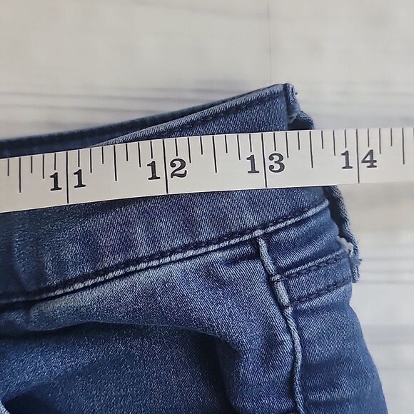 Decree Blue Denim Stretch Skinny Jeans Womens Size Waist 26" - Picture 11 of 13